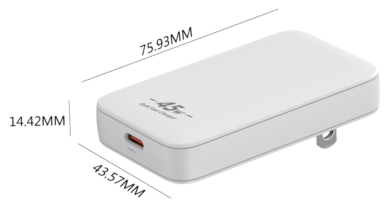 RC45W1C dimensions - Body dimensions